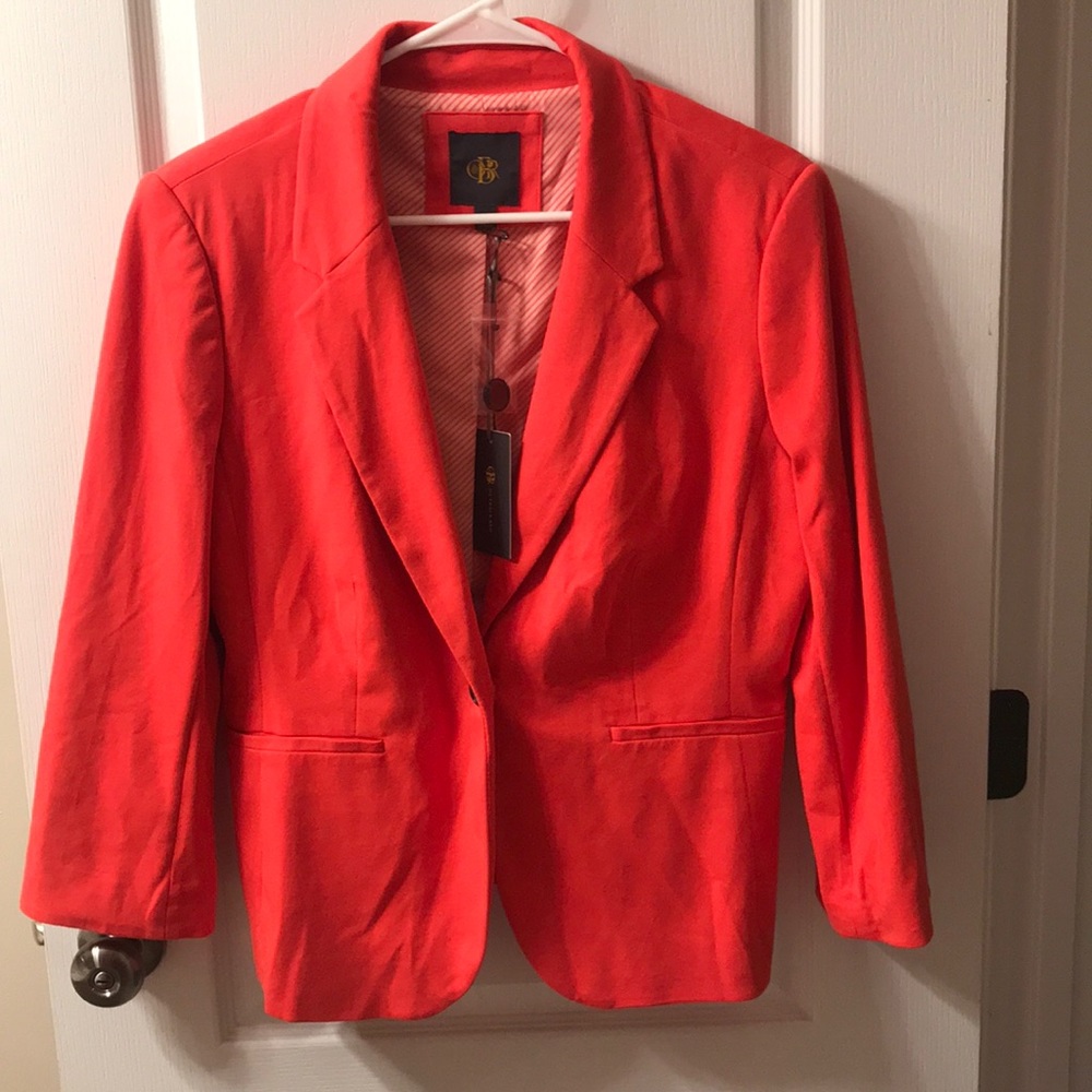 Outback Red coral Blazer Large NWT